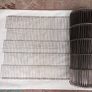 乙字網鏈流水線，不銹鋼絲網傳送帶，金屬網鏈輸送帶